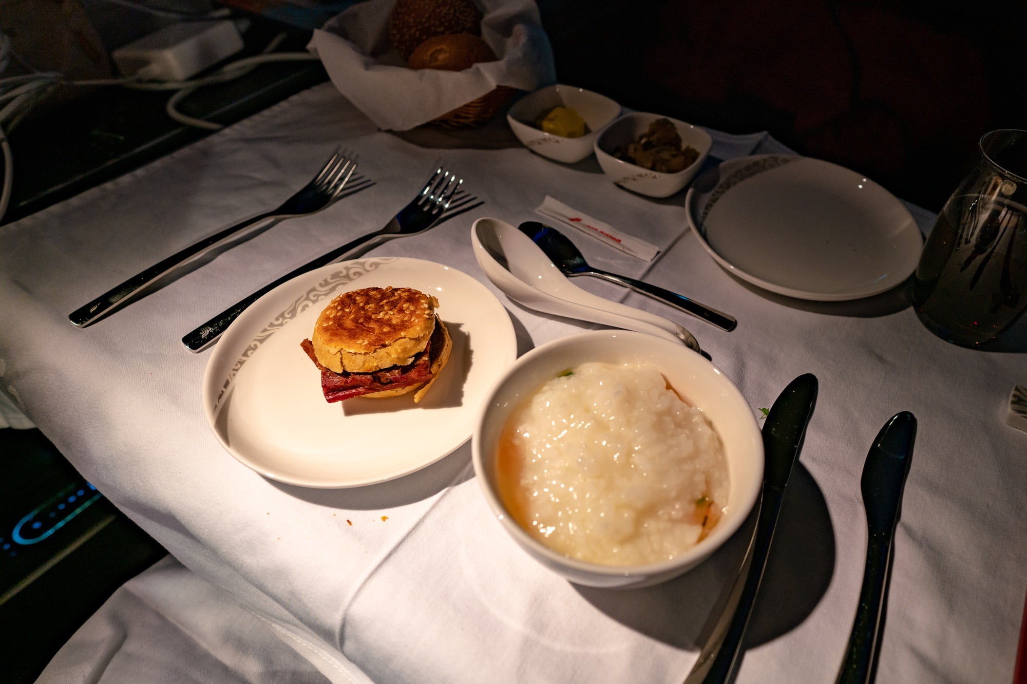 Air China First Class Dinning 011